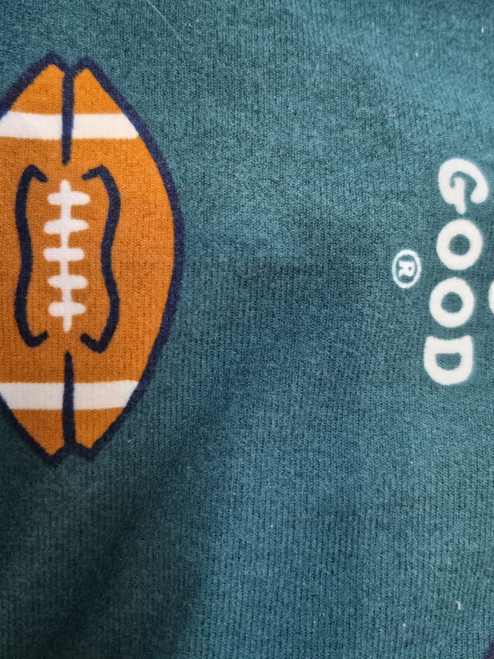 Life is Good Mens Green 'Game On' Football Sleep Pants - Picture 4 of 5